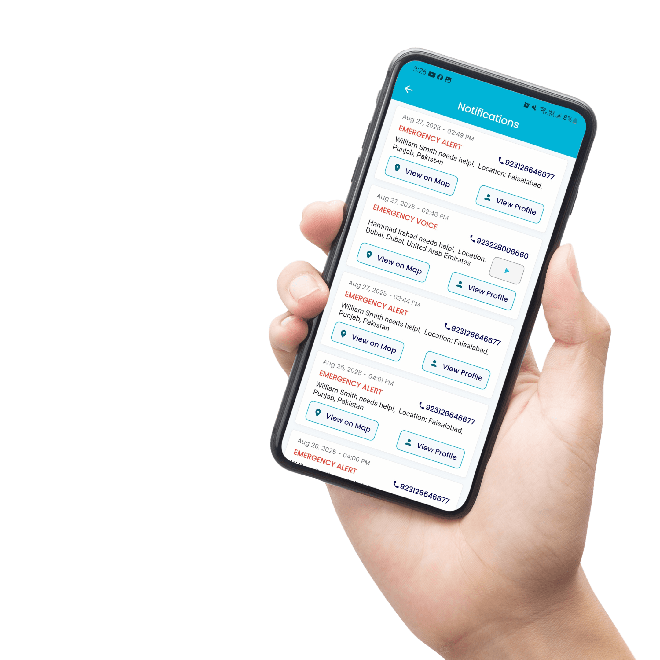 Mobile App Alart Notification
